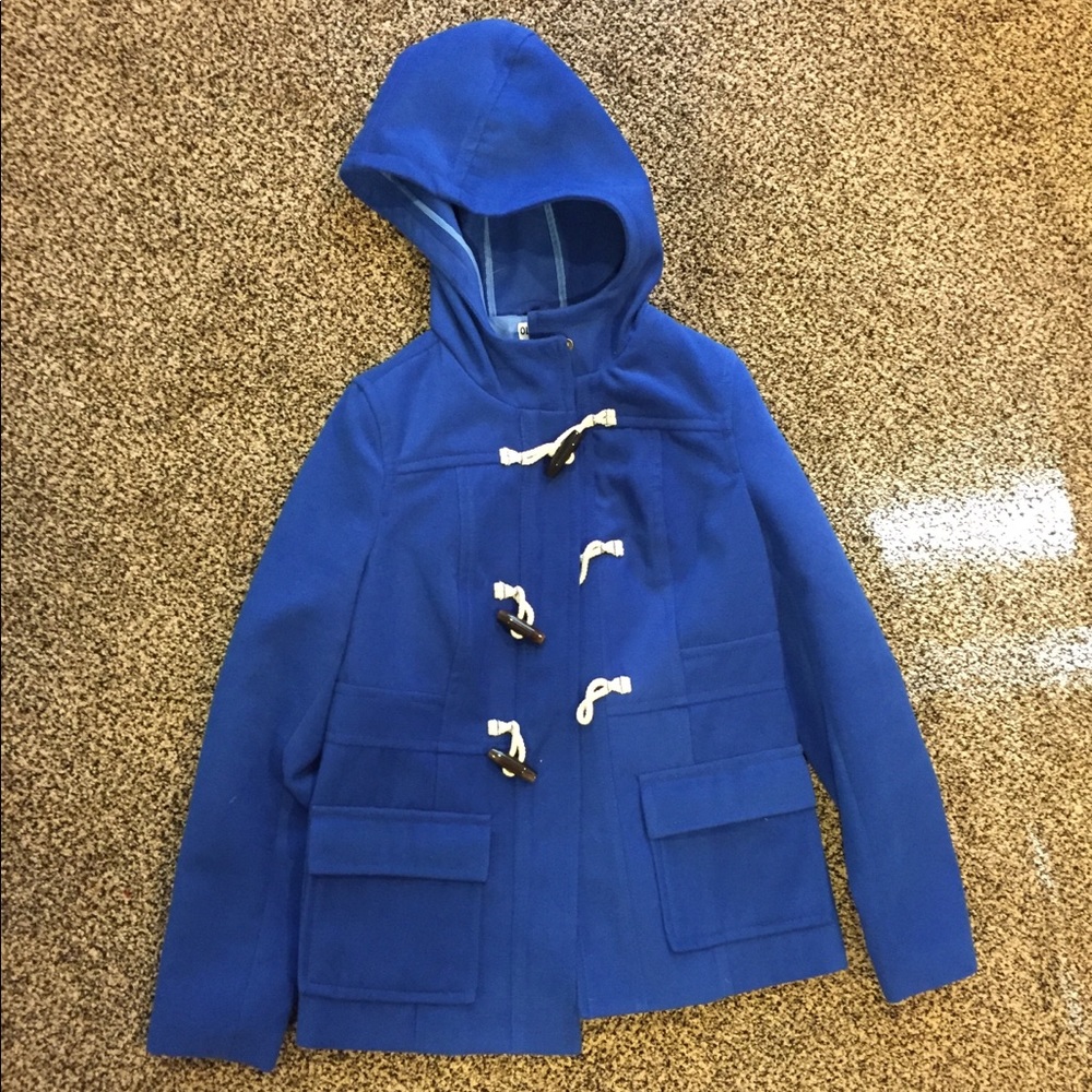 blue pea coat